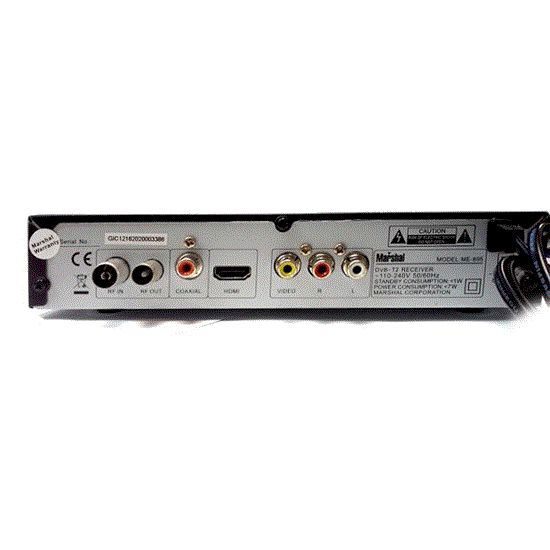 تصویر  گیرنده دیجیتال تلویزیون مارشال مدلME-895