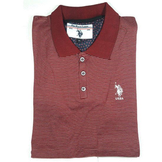 تصویر  تی شرت مردانه راه راه  ( نخ پنبه-پارچه ترک ) POLO