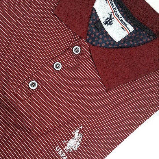 تصویر  تی شرت مردانه راه راه  ( نخ پنبه-پارچه ترک ) POLO