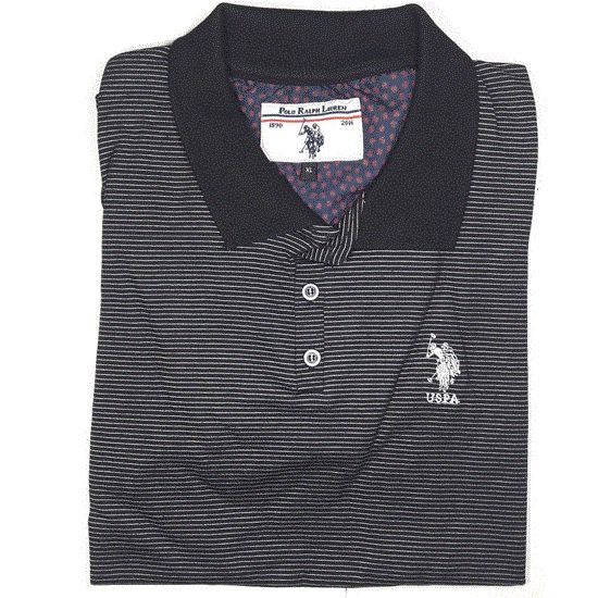 تصویر  تی شرت مردانه راه راه  ( نخ پنبه-پارچه ترک ) POLO