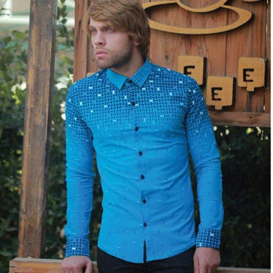 Picture of پیراهن طرح دار نخ پنبه ترک Jack & Jones