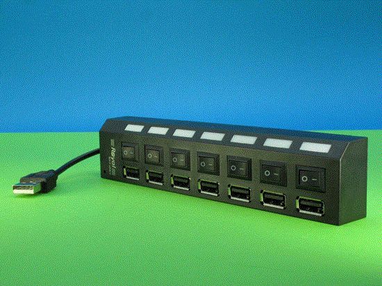 تصویر  هاب 7 پورت usb hub