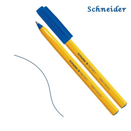 Picture of خودکار اشنایدر رنگ آبی مدل Tops 505