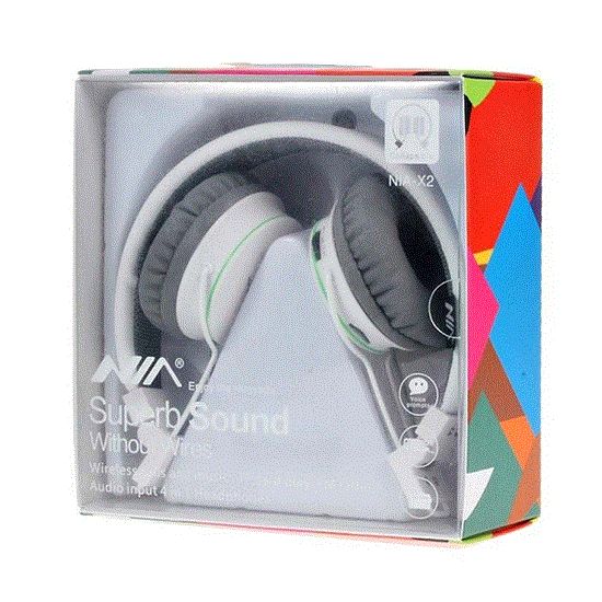 تصویر  هدست نیا ایکس NIA X2 رنگ سفید کاملا اورجینال