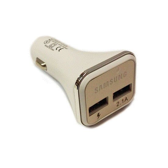 تصویر  شارژر فندکی دو پورت اصلی سامسونگ Samsung charger