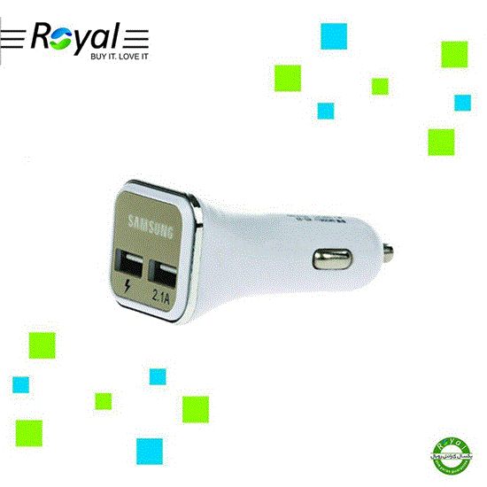 تصویر  شارژر فندکی دو پورت اصلی سامسونگ Samsung charger