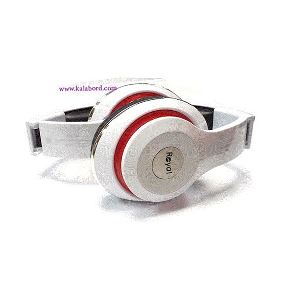 تصویر  هدفون رویال سفید مدل ROYAL wireless Headphone RH-811
