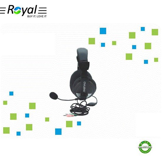 تصویر  هدفون وهدست سیم دارومیکروفن دارمدلL750MV