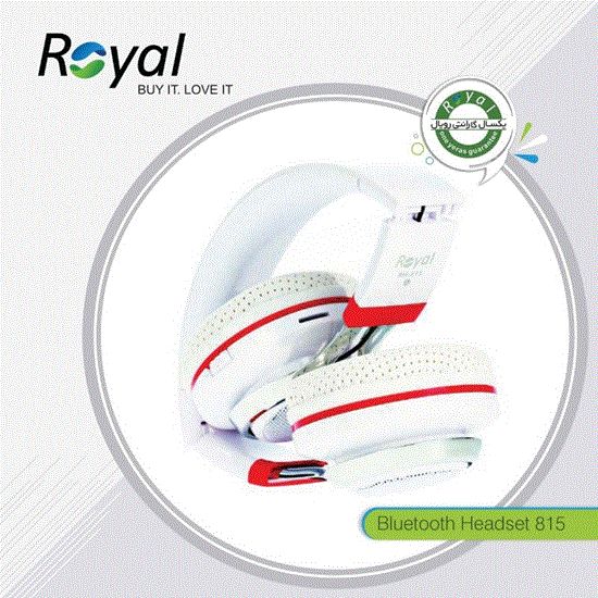 تصویر  هدفون حرفه ای رویال سفید مدل RH-815