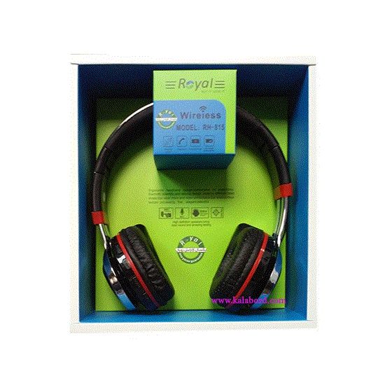 تصویر  هدفون حرفه ای رویال مشکی مدل RH-815