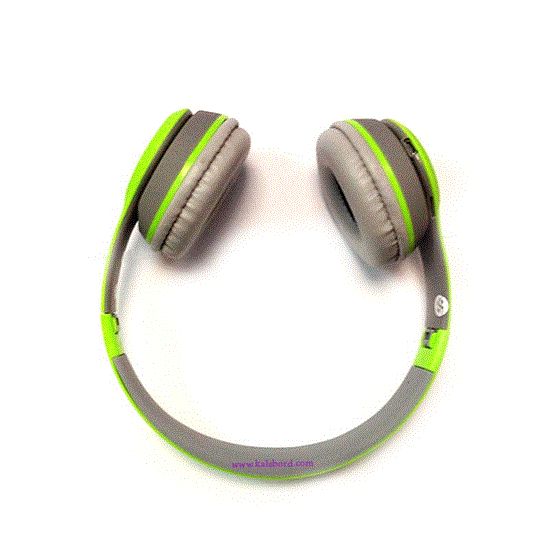 تصویر  هدفون رویال سبز مدل ROYAL wireless Headphone RH-812