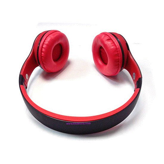 تصویر  هدفون رویال قرمز مدل ROYAL wireless Headphone RH-812
