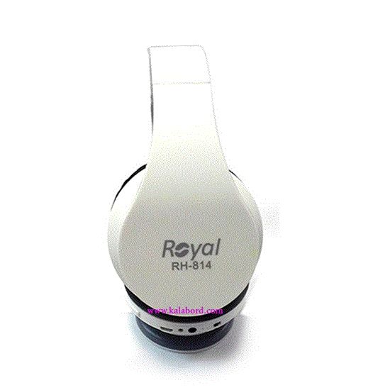 تصویر  هدفون حرفه ای رویال سفید مدل RH-814
