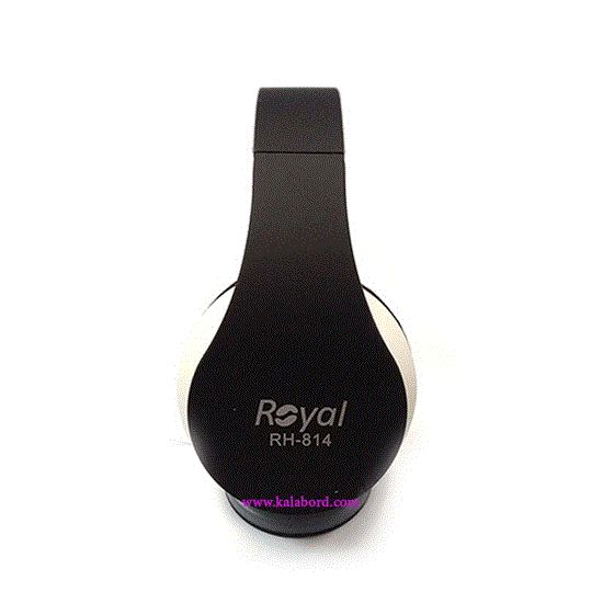 تصویر  هدفون حرفه ای رویال مشکی مدل RH-814