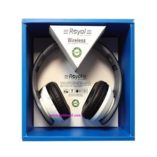 تصویر  هدفون حرفه ای رویال مشکی مدل RH-814