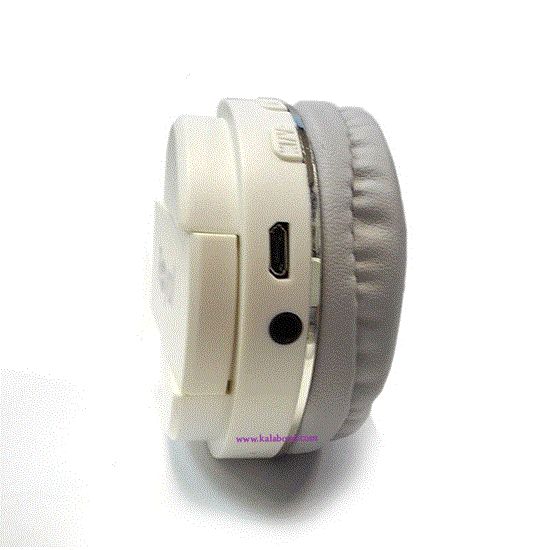 تصویر  هدفون رویال سفید مدل ROYAL wireless Headphone RH-813