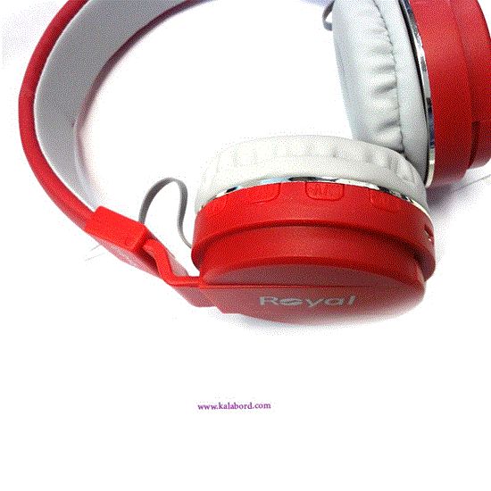تصویر  هدفون رویال قرمز مدل ROYAL wireless Headphone RH-813