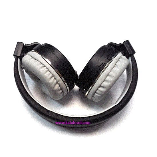 تصویر  هدفون رویال مشکی مدل ROYAL wireless Headphone RH-813