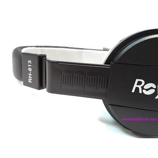 تصویر  هدفون رویال مشکی مدل ROYAL wireless Headphone RH-813