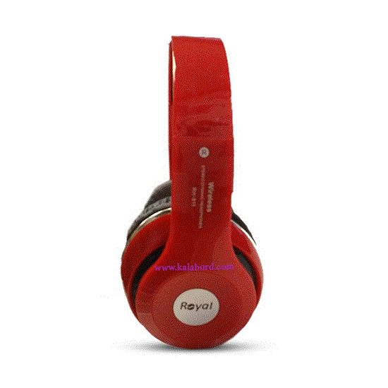 تصویر  هدفون رویال قرمز مدل ROYAL wireless Headphone RH-811