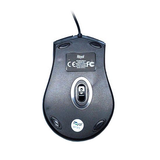 تصویر  موس حرفه ای رویال مشکی مدل Royal mouse M131