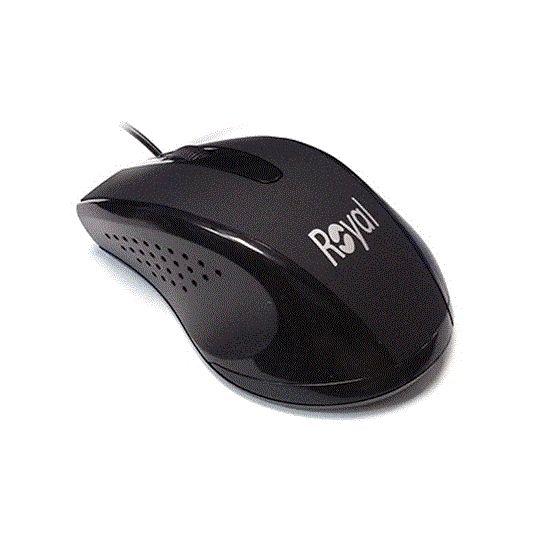 تصویر  موس حرفه ای رویال مشکی مدل Royal mouse M131