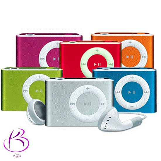 تصویر  پخش کننده موسیقی رنگ طلایی mp3player رم خور طرح اپل