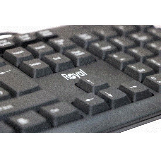 تصویر  کیبورد مولتی مدیا رویال مدل K-202