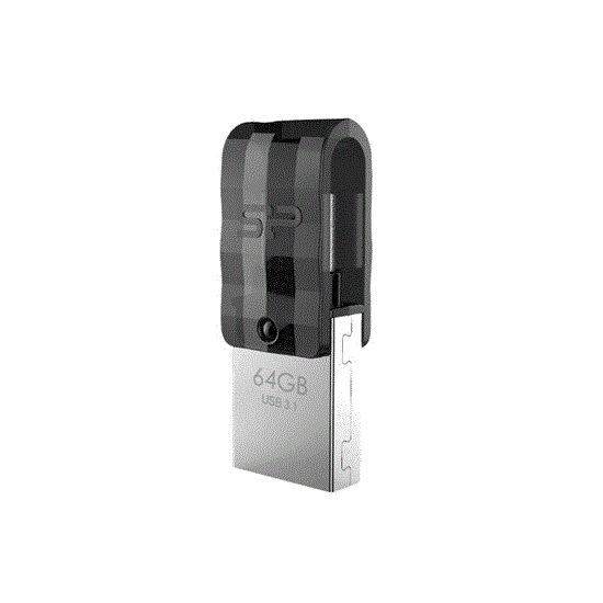 تصویر  فلش مموری سیلیکون پاوراوتی جی64GB  مدلC31