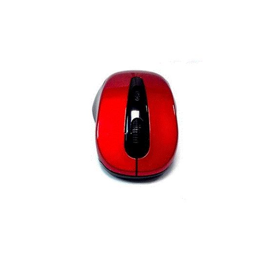 تصویر  موس بی سیم وایرلس  قرمز CASI wireless mouse MW-2.4G