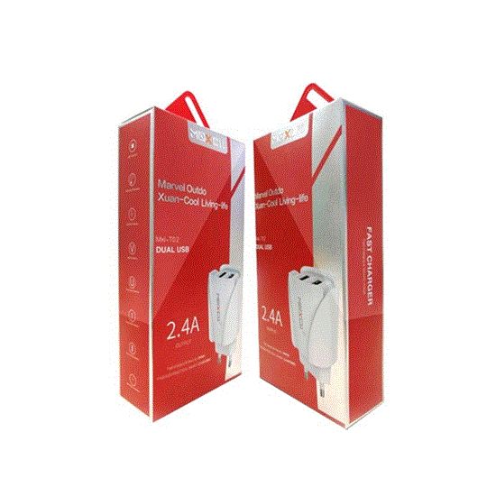 تصویر  شارژر دیواری فست دو پورت ماکسوم مدل CH2263