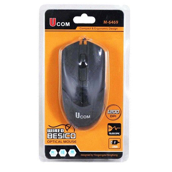 Picture of موس مشکی سیم دار  یوکامM-6469