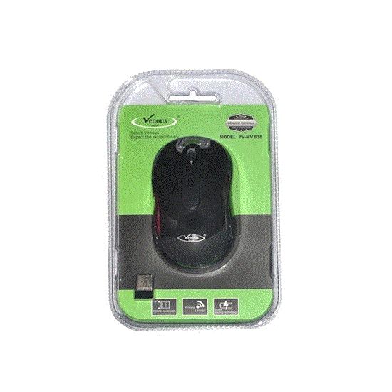 تصویر  موس بی سیم وایرلس مشکی MACHER مدل MR-W30