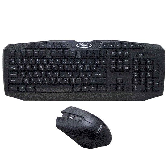 تصویر  کیبورد و ماوس بی سیم ونوس مدل KMV-1233