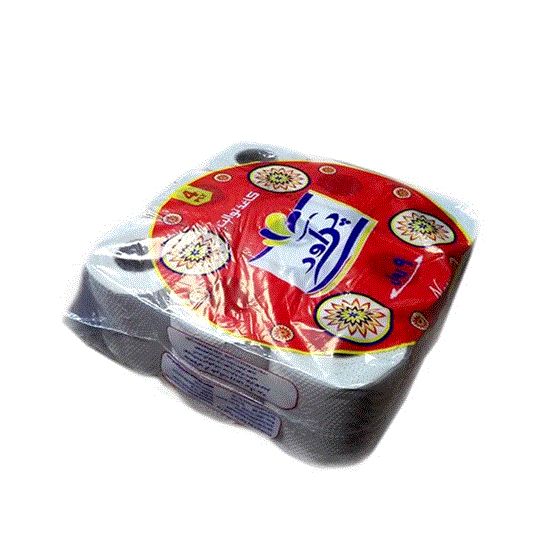 تصویر  دستمال توالت رولی پراور بسته 9عددی