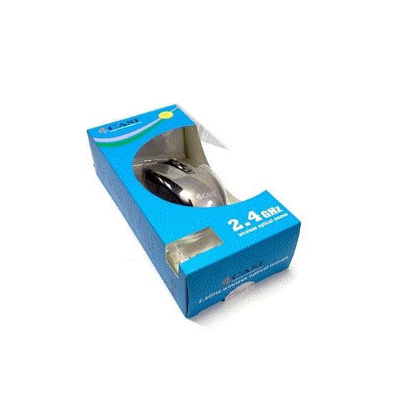 تصویر  موس وایرلس کاسی نقره ای MW-2.4G