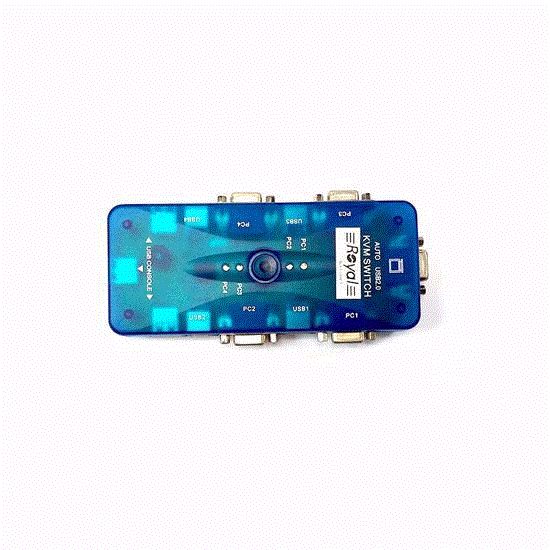 تصویر  سوییچ کی وی ام با چهار پورت مدل FJ-104UK