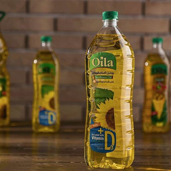 تصویر  روغن آفتاب گردان اویلا حاوی ویتامینD حجم 1.5 لیتر