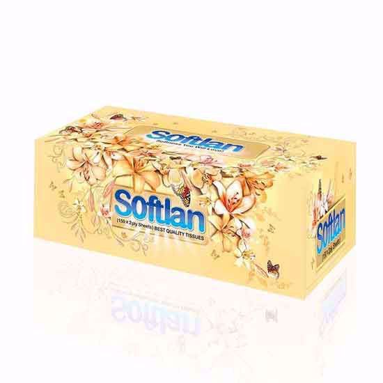 Picture of دستمال کاغذی 150 برگ سافتلن مدلHEAVEN GARDEN