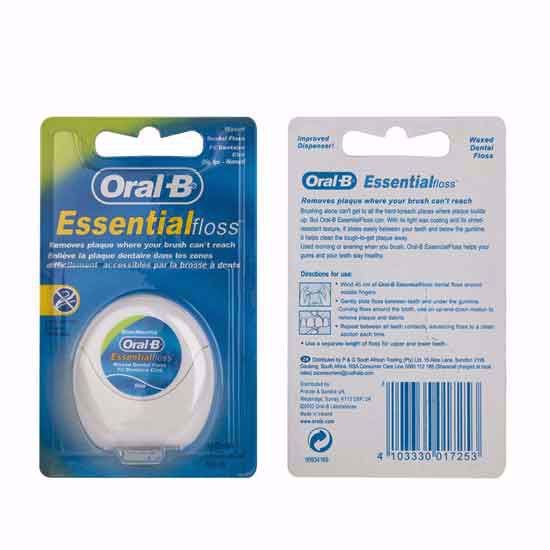 تصویر  نخ دندان اورال بی مدلESSENTIAL FLOSS