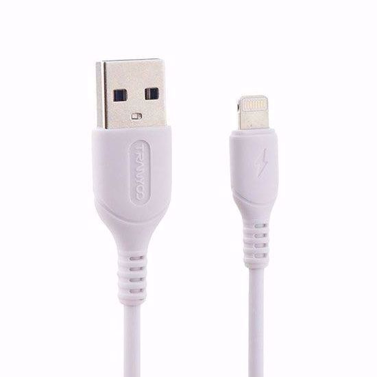 تصویر  کابل تبدیل USB به لایتنینگ ترانیو مدلX1 طول1M