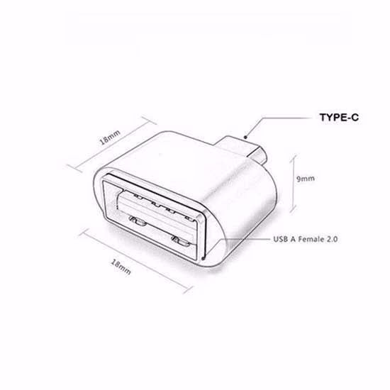 تصویر  مبدل او تی جی micro USB ریمکس