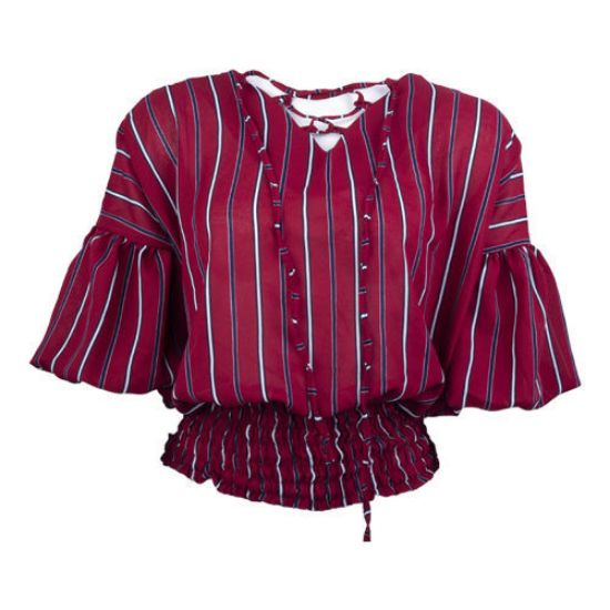 Picture of بلوز پایین کش زرشکی