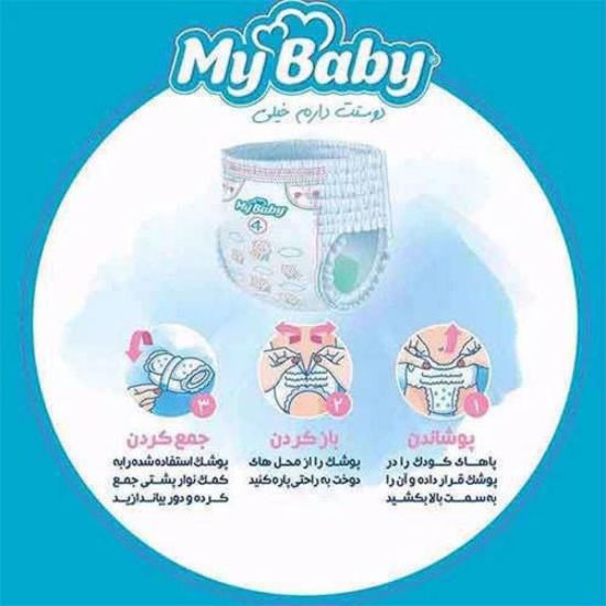 نحوه پوشاندن و تعویض پوشک پول آپ مای بیبی
