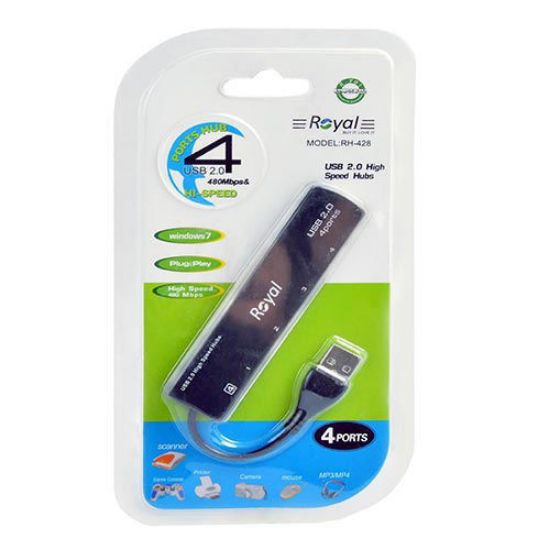 هاب 4 پورت USB  رویال