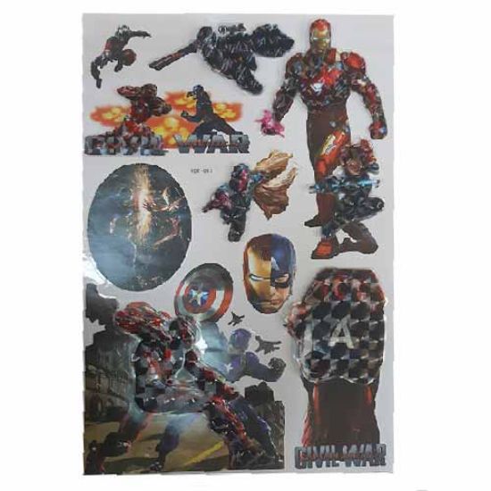 استیکر دیواری کودک مدل مرد آهنی