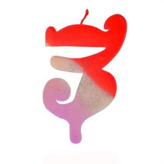 شمع سه رنگ پرچمی