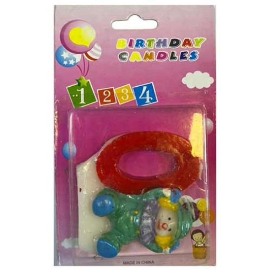 شمع تولد مدل دلقک