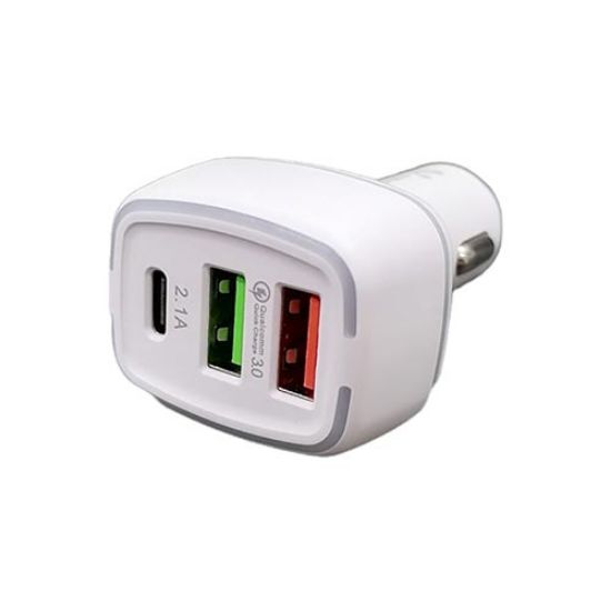 تصویر  شارژر فندکی V-SMART مدل VS-19 رنگ سفید
