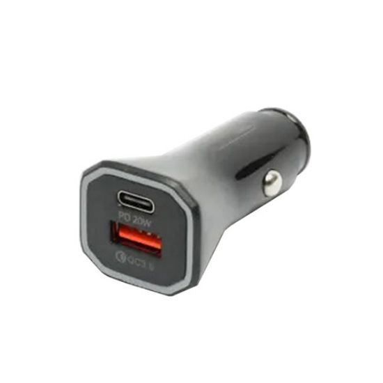 تصویر  شارژر فندکی SMART مدل WKN-704 رنگ مشکی